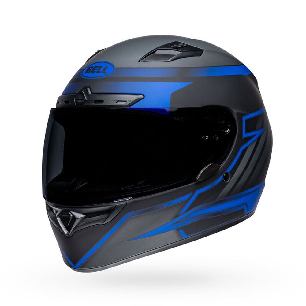ベル■ クオリファイア DLX MIPS フルフェイスヘルメット ライザーマットブラック/ブルー/グレー BELL Helmets