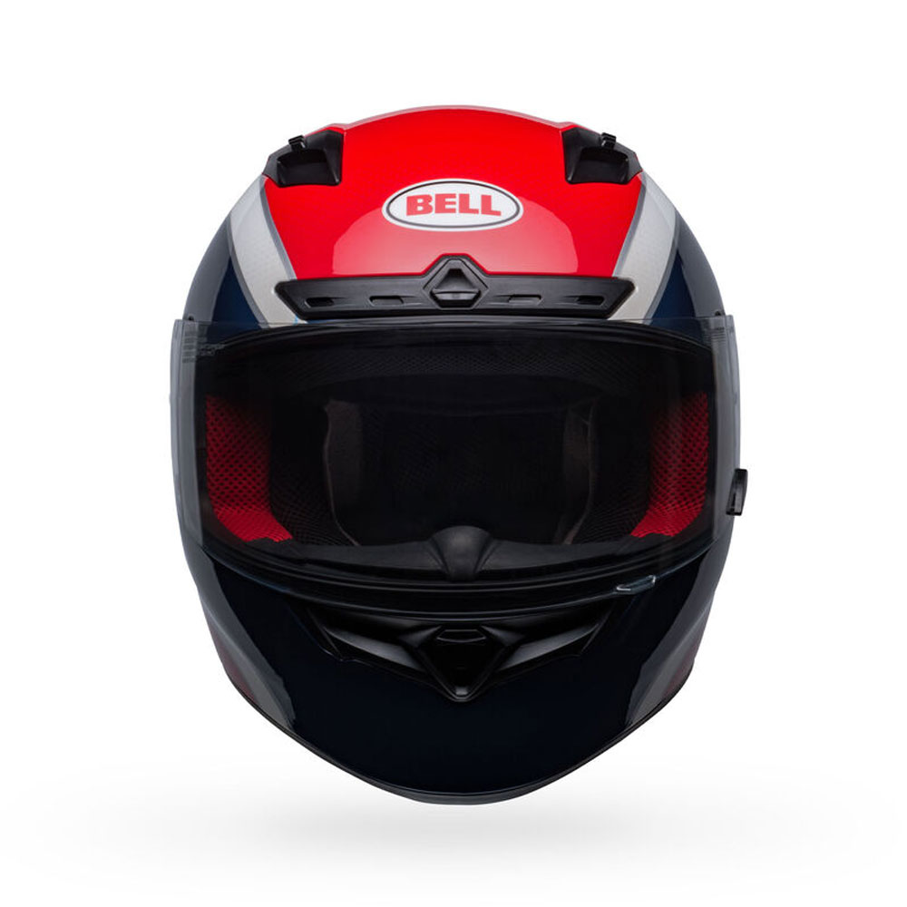 ベル■ クオリファイア DLX MIPS フルフェイスヘルメット クラシック グロス ネイビー/レッド BELL Helmets
