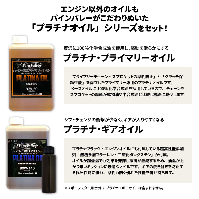 フルPAOオイルセット 25年以降 M8ソフテイル