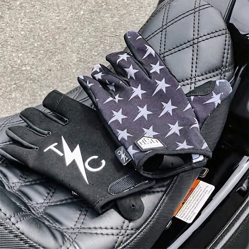 ステルスグローブ スターズ＆ボルツ ブラック/グレー