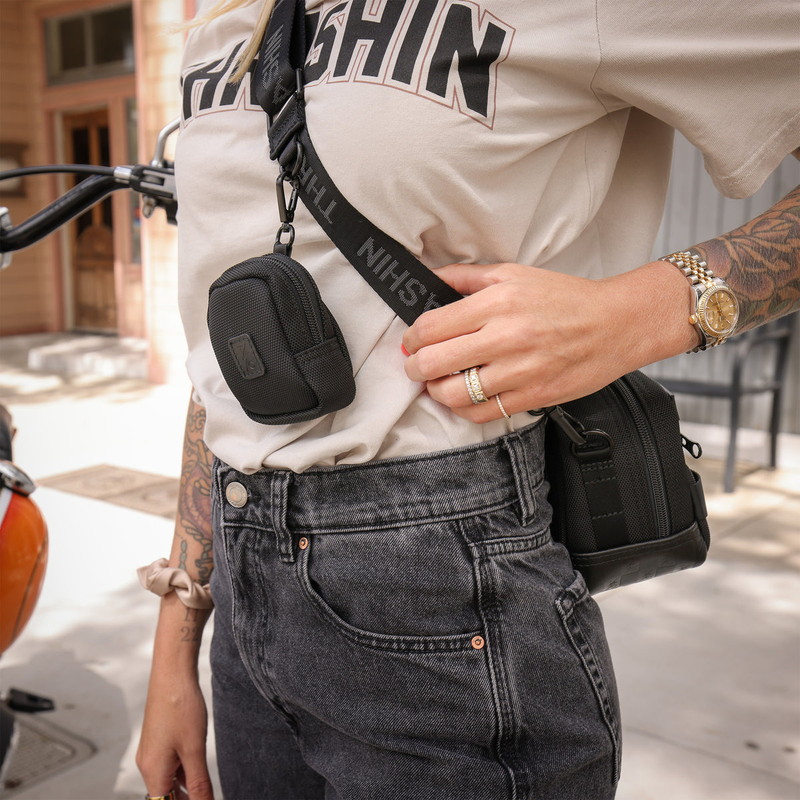 クロスボディ ハンドルバーバッグ