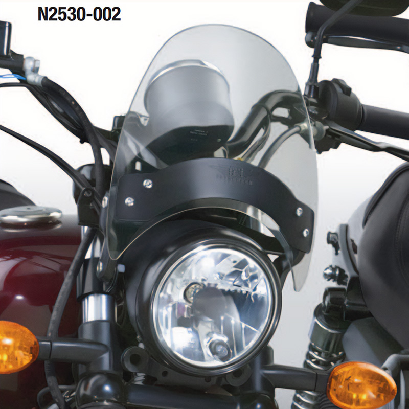 ナショナルサイクル■フライスクリーンウインドシールド ライトスモーク/ブラック 【43mmフォーク車】National Cycle