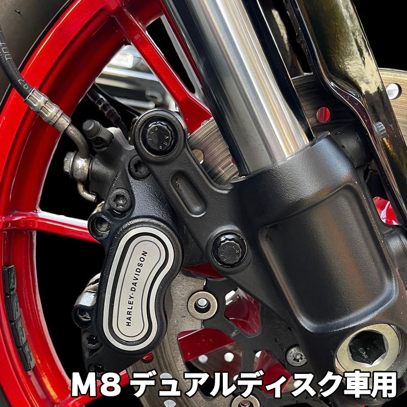 ARPボルトキット フロントブレーキキャリパーマウント M8デュアルディスク車用