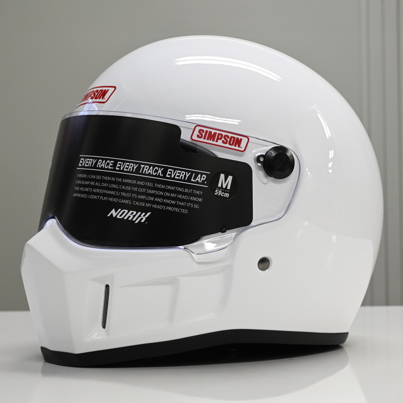 SB15 ホワイト フルフェイスヘルメット SG/PSC規格 スーパーバンディット15