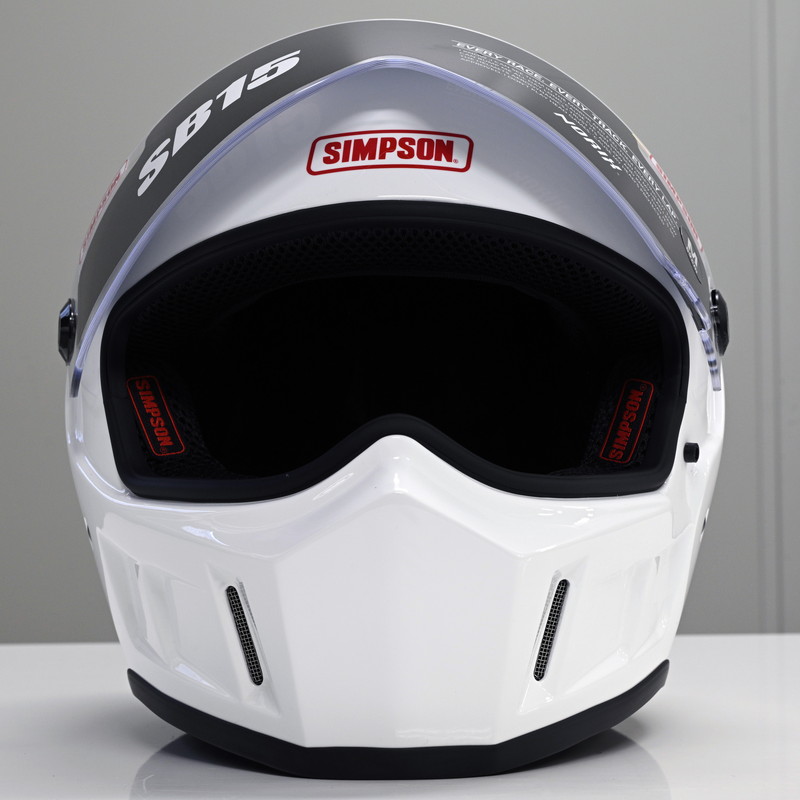 SB15 ホワイト フルフェイスヘルメット SG/PSC規格 スーパーバンディット15