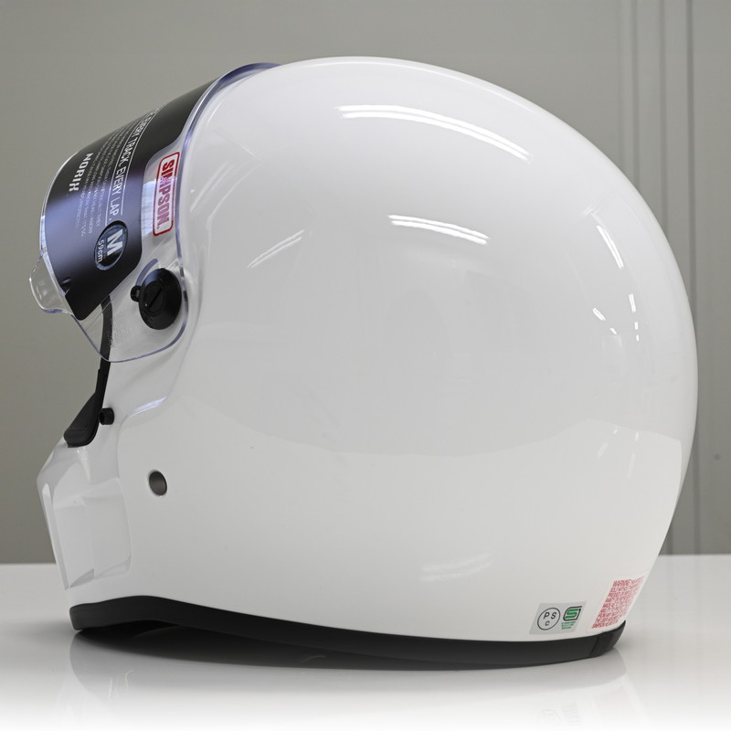 SB15 ホワイト フルフェイスヘルメット SG/PSC規格 スーパーバンディット15