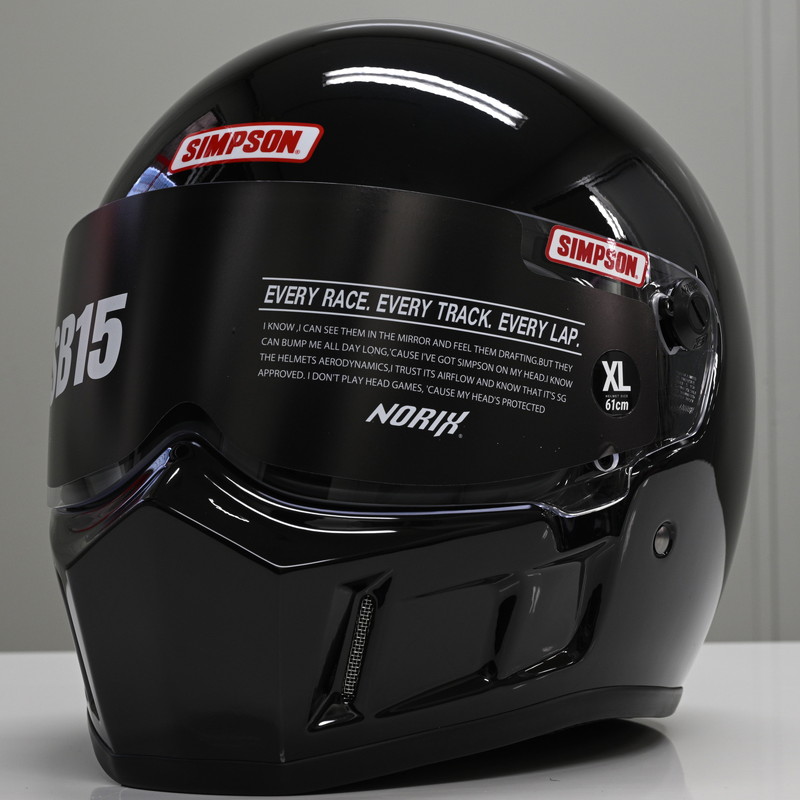 SB15 ブラック フルフェイスヘルメット SG/PSC規格 スーパーバンディット15