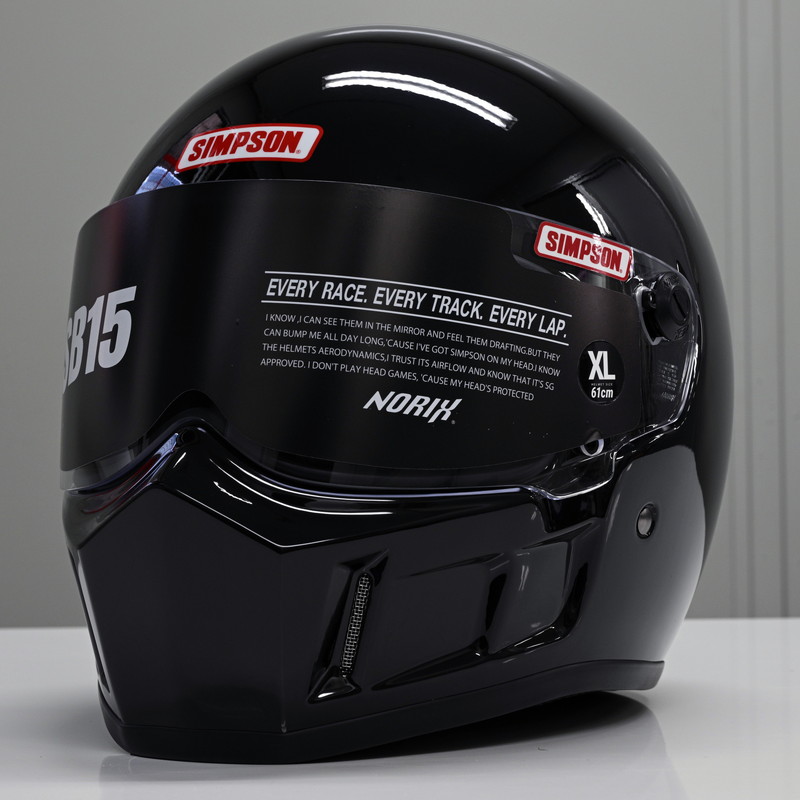 SB15 ブラック フルフェイスヘルメット SG/PSC規格 スーパーバンディット15