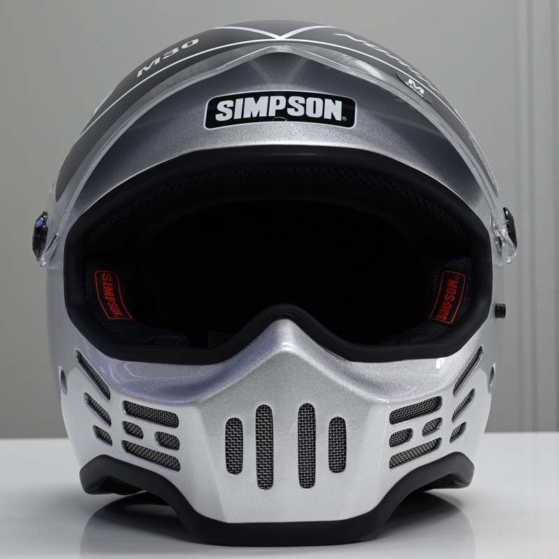 M30 シルバー フルフェイスヘルメット SG/PSC規格 MODEL 30