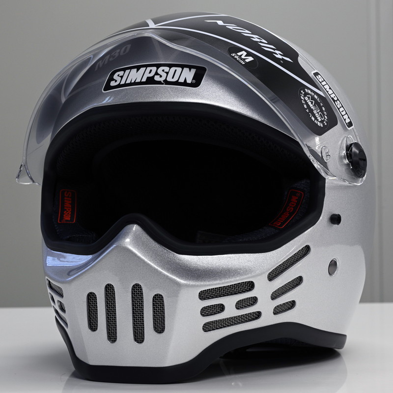 M30 シルバー フルフェイスヘルメット SG/PSC規格 MODEL 30