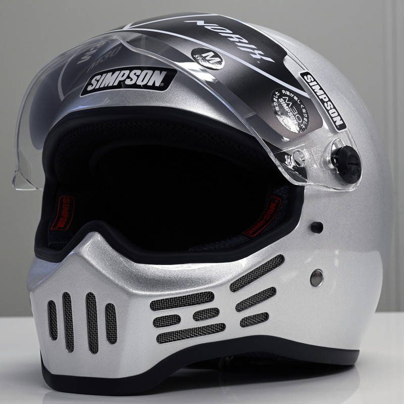 M30 シルバー フルフェイスヘルメット SG/PSC規格 MODEL 30