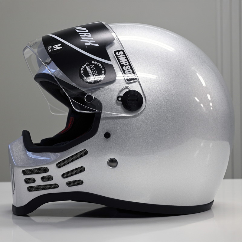 M30 シルバー フルフェイスヘルメット SG/PSC規格 MODEL 30