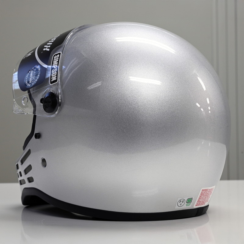 M30 シルバー フルフェイスヘルメット SG/PSC規格 MODEL 30
