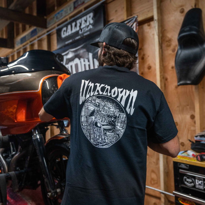 アンノウン インダストリーズ デザイン Tシャツ Ghost Rider（ゴーストライダー）