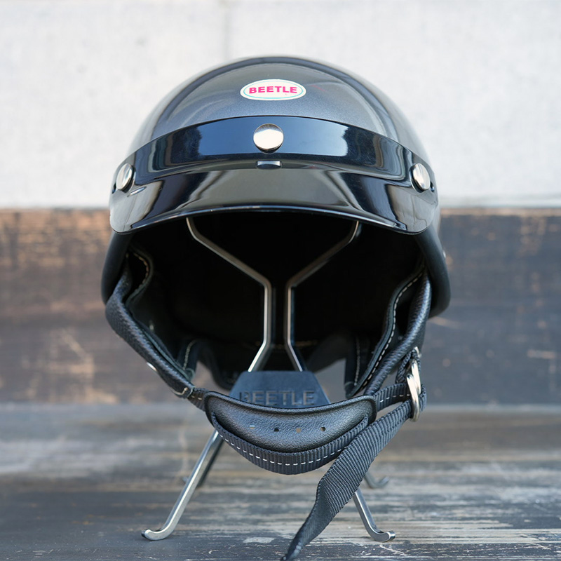 ショーティー4 ハーフキャップヘルメット スペースグレー/ブラックチンカップ