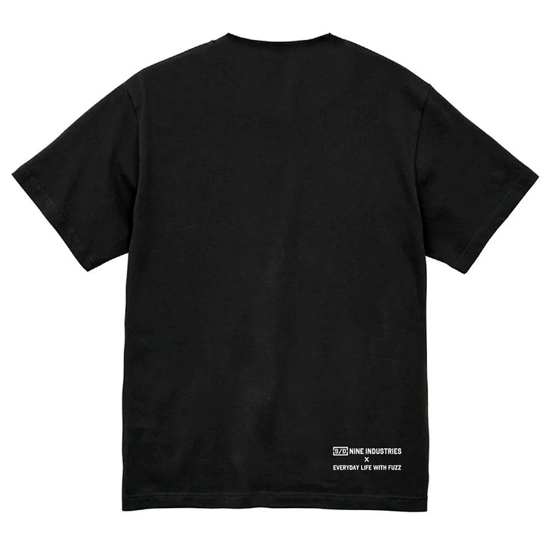 ナイン インダストリーズ×エブリデイ・ライフ・ウィズ・ファズ コラボ デザインTシャツ "Overlap"