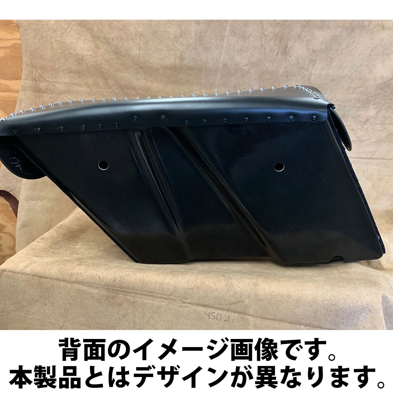 レザーワークス■ レザーサドルバッグ ブラック 【08-13年 ツーリング】 Leather Works