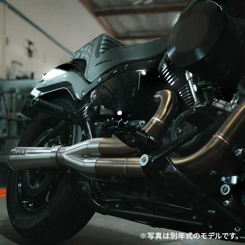 2in1 フルエキゾーストマフラー メガホン ステンレス