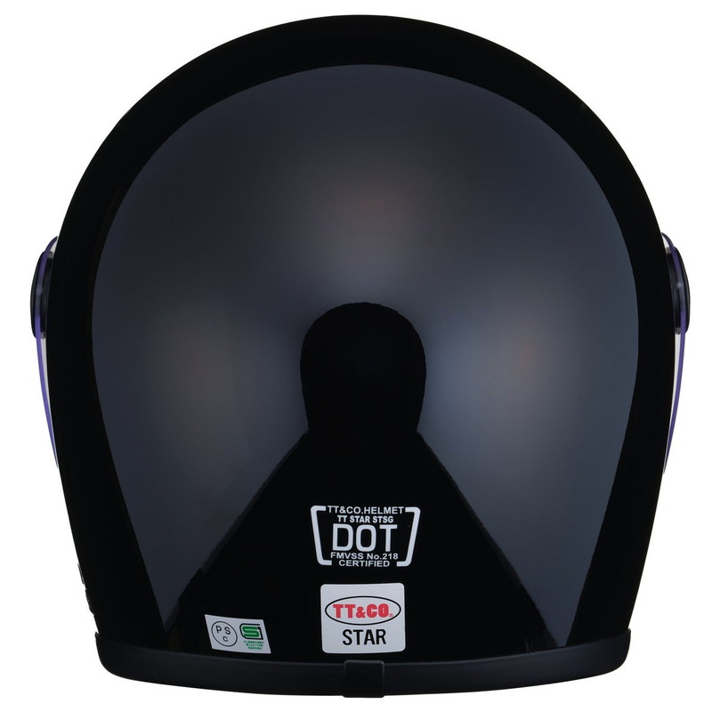 スター SG/DOT スタンダード フルフェイスヘルメット ブラック シールド付き