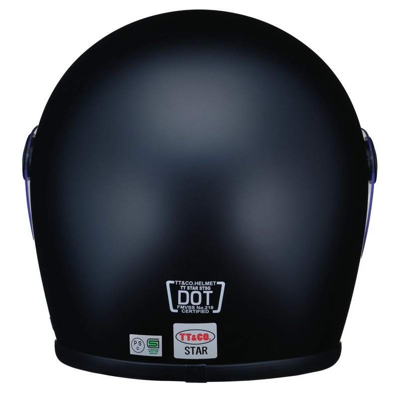 スター SG/DOT スタンダード フルフェイスヘルメット マットブラック シールド付き