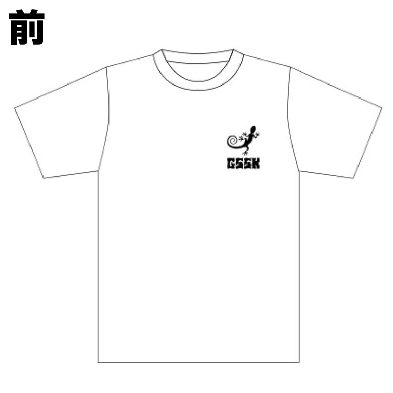 GANGSTAR SHOWKAI■2ndモデル Tシャツ極厚10.2oz ホワイトボディ×ブラックロゴ