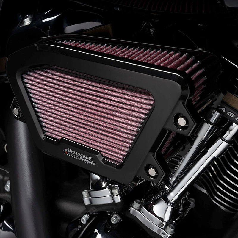 ハーレー純正 スクリーミンイーグル エアクリーナー エクストリーム ウェッジ ブラック 【M8 ソフテイル・ツーリング】 Harley  Davidson Screamin' Eagle Air Cleaner Extreme Wedge Black パインバレー
