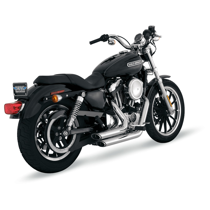 バンス＆ハインズ□ ショートショット スタッガード フルエキゾースト クローム 【04-13年 スポーツスター】 Vance&Hines  Shortshots Staggered Full exhaust muffler Chrome Sportster / パインバレー