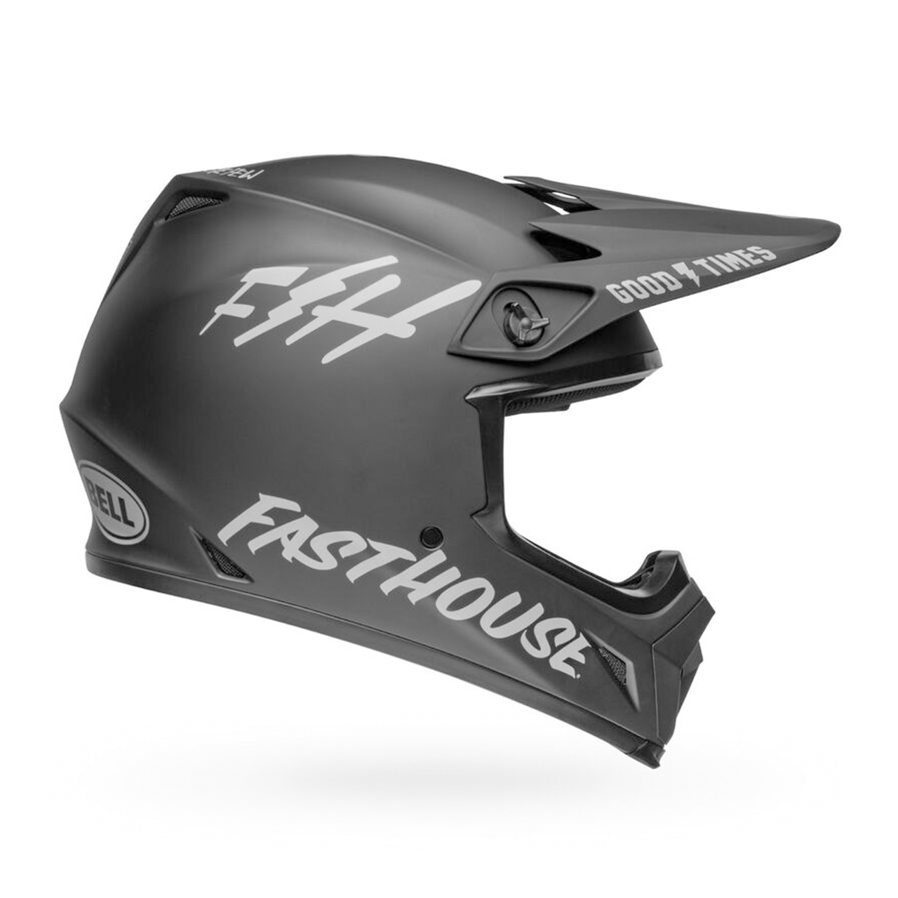 ベル■ MX-9 MIPS オフロードヘルメット ファストハウス マット ブラック/グレー BELL Helmets