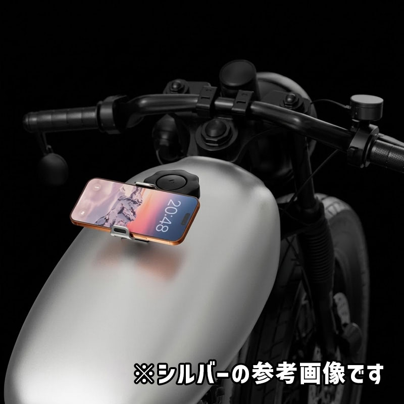 マグタンク マグネット式スマートフォンホルダー エアーマウント ブラック