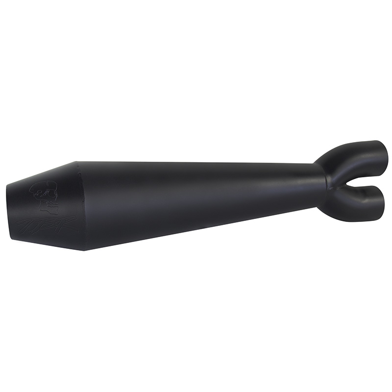 メガホン GenII 2in1 フルエキゾーストマフラー ブラック