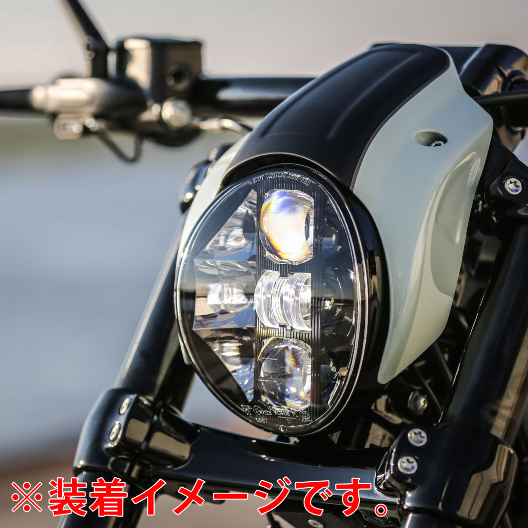 サンダーバイク■ ヘッドランプキャップ ブラック 【18年以降FXBRS】 Thunderbike