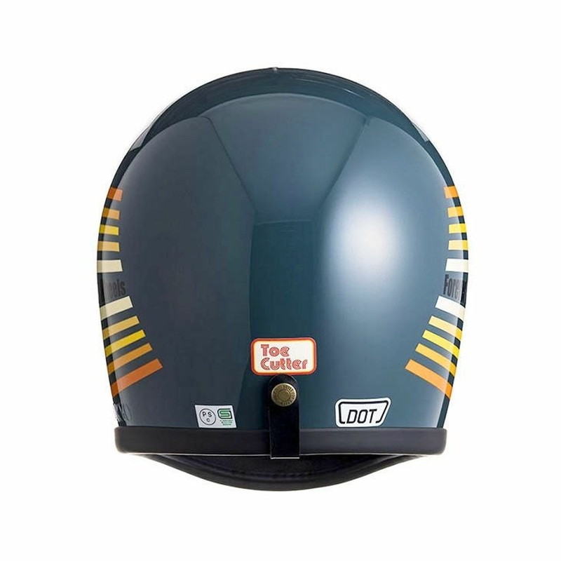 トゥーカッター SG/DOT レインボー フルフェイスヘルメット ヴィンテージブルー