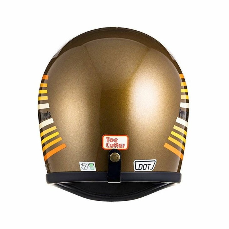 トゥーカッター SG/DOT レインボー フルフェイスヘルメット オールドゴールド