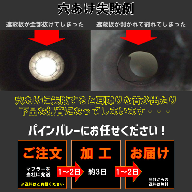 po-dynaダイナ北米マフラー パンチアウト加工 ハーレーカスタムパーツ