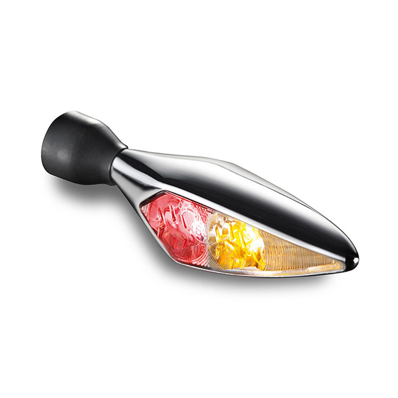 【車検対応】LED テールライト/ブレーキライト機能付きウインカー マイクロローンバス DF クローム/クリア (左後用)