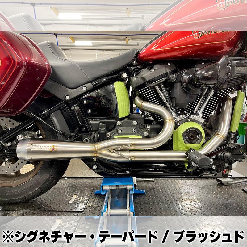 SPB FAB□ハイアウトプットパフォーマンスエキゾースト ステンレス 2in1マフラー シグネチャー ブラッシュド 【M8ソフテイル用】 SPB  FAB HI-OUTPUT STAINLESS 2-INTO-1 SIGNATURE BRUSHED M8 Softail / パインバレー