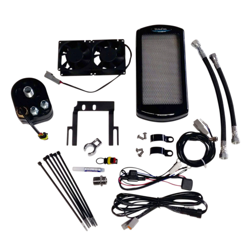 ファン付きオイルクーラー ブラック ウルトラクール