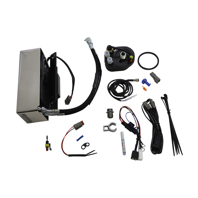 ファン付きオイルクーラー クローム ウルトラクール