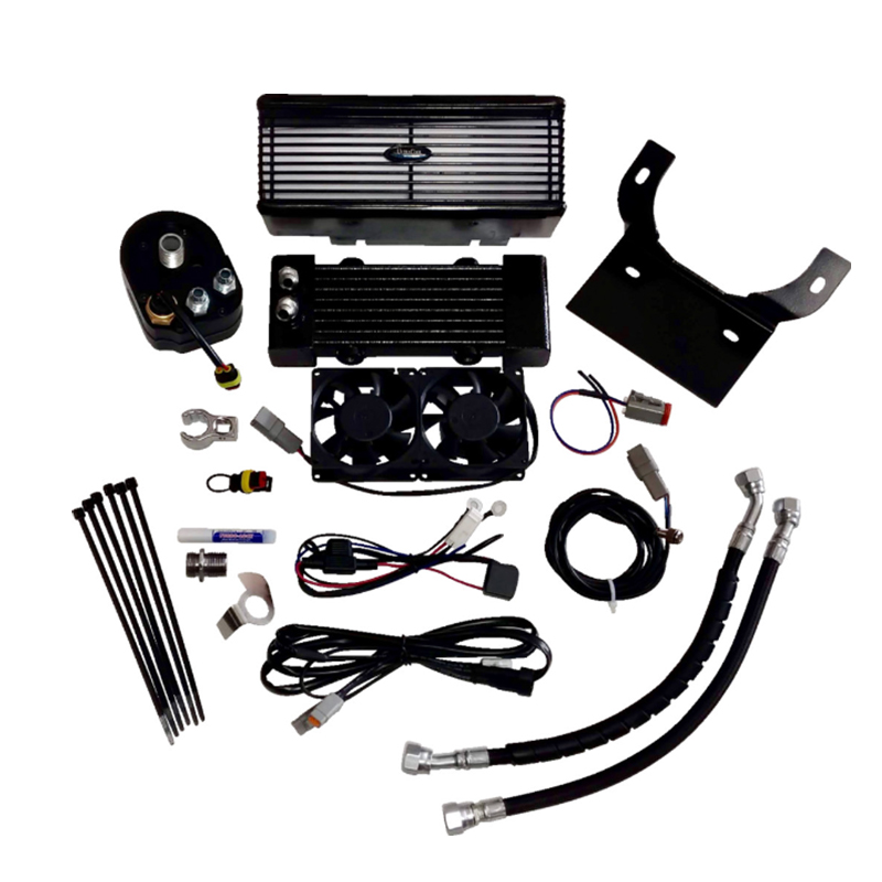 ファン付きオイルクーラー ブラック ウルトラクール