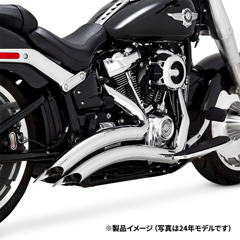 【PCX高性能触媒搭載】 ビッグラディウス 2in2 フルエキゾーストマフラー クローム