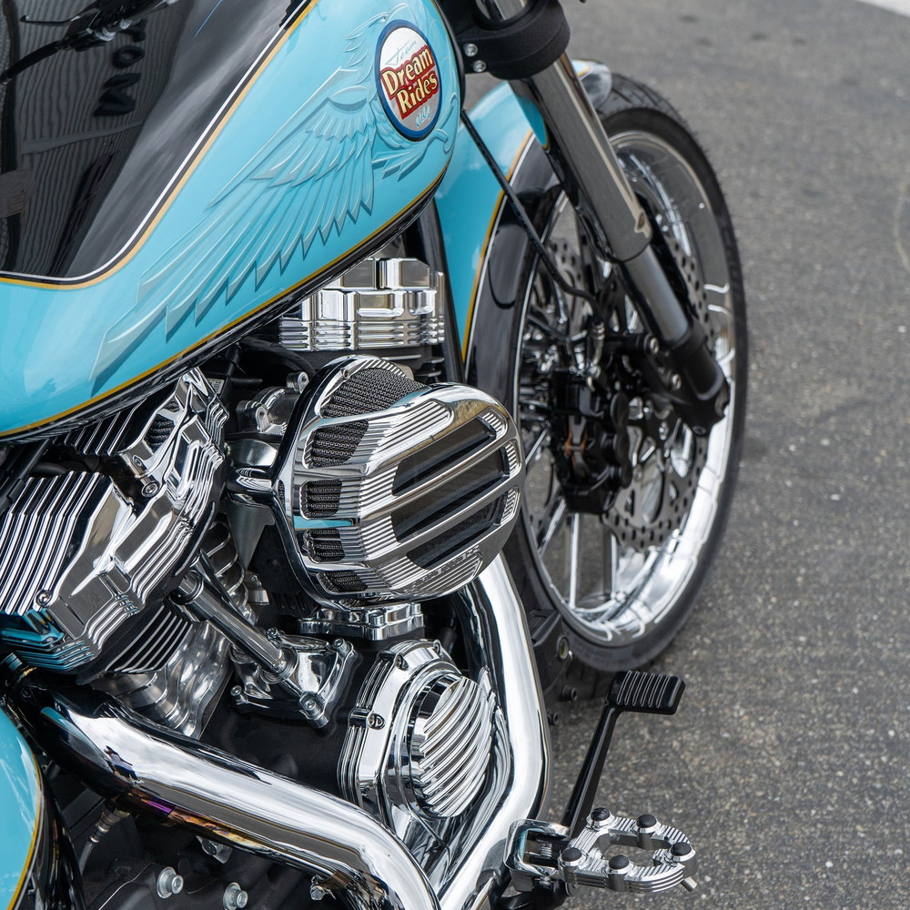 【クリスマスセール】【業販専用商品】サイドキック エアクリーナーキット クローム