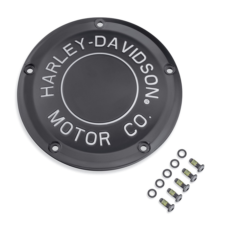 ダービーカバー ハーレーダビッドソン モーターカンパニー HDMC グロスブラック