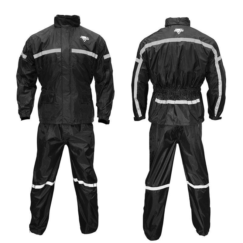 ストームライダー レインスーツ(上下セット)ブラック/ブラック