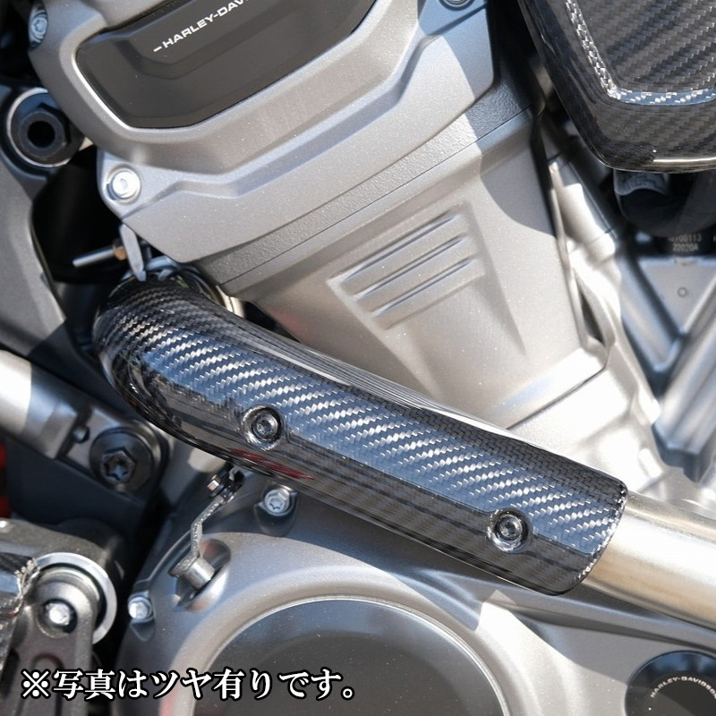 パニガーレ　カーボンエキゾーストヒートガード PANIGALE V4.V4S 2025：エキゾーストヒートガード 28.5PLUS