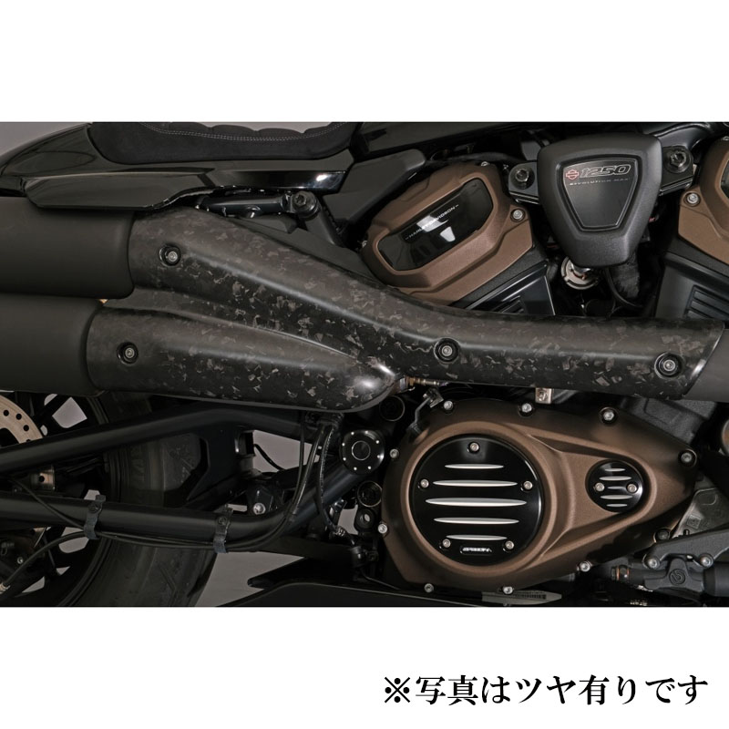 SPEEDRA SPEEDRA:スピードラ エキゾーストカバー 仕様：綾織り艶あり GB350 スピードラ SPEEDRA マフラーカバー R1200GS 平織艶消し CBM0904PM JP