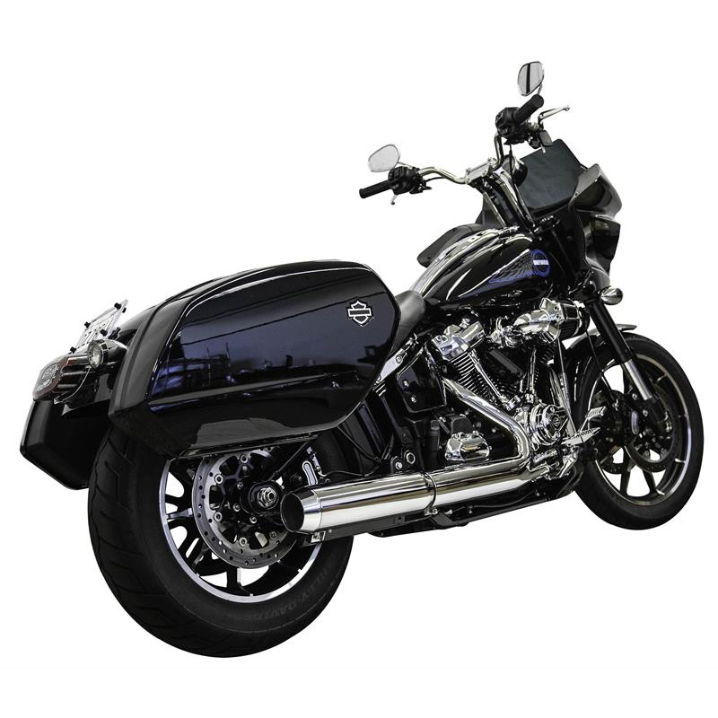 4インチ スリップオンマフラー クローム