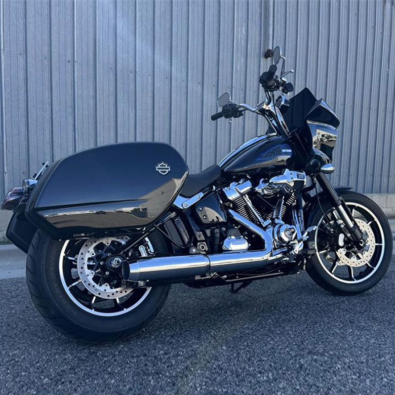 4インチ スリップオンマフラー クローム