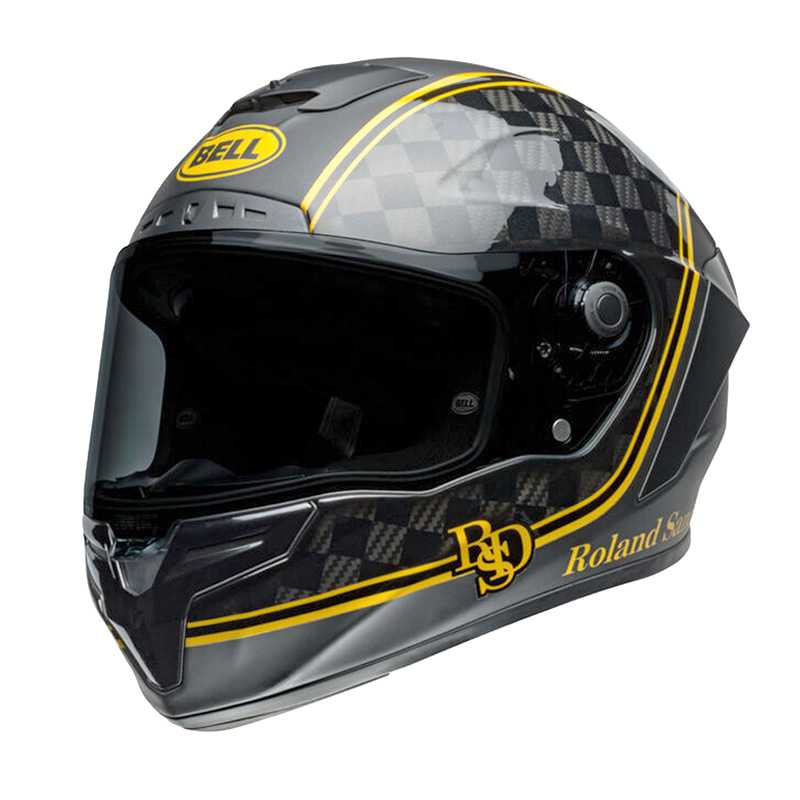 ベル■ レーススター DLX フレックス フルフェイスヘルメット RSD プレーヤー マットグロス ブラック/ゴールド BELL Helmets