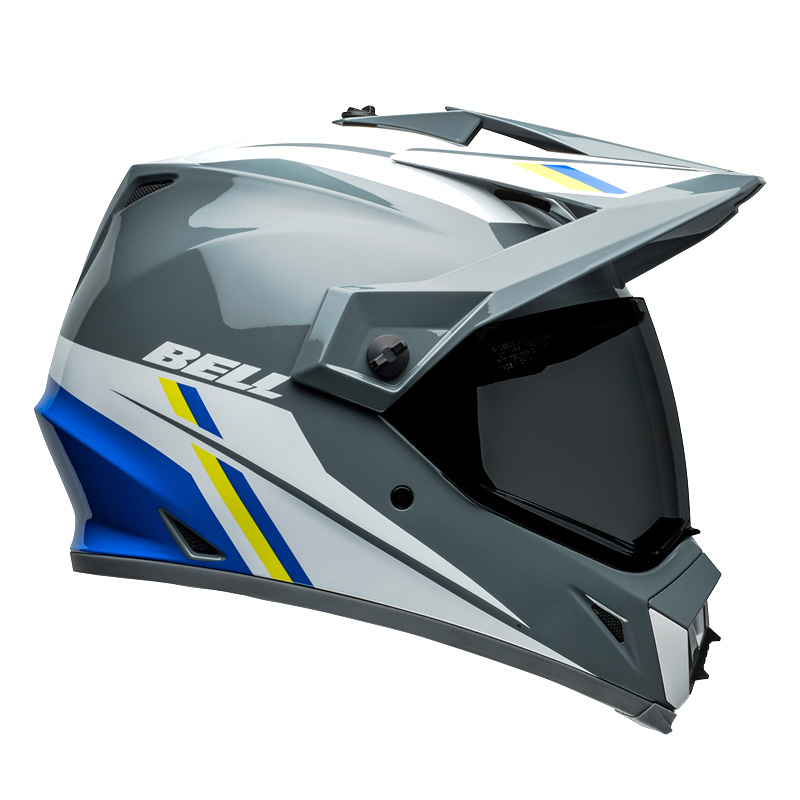 ベル■ MX-9 アドベンチャー MIPS オフロードヘルメット アルパイン グレー/ブルー BELL Helmets