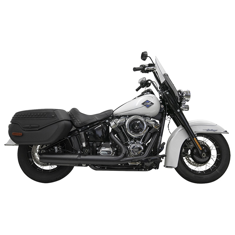 4インチ スリップオンマフラー ブラック